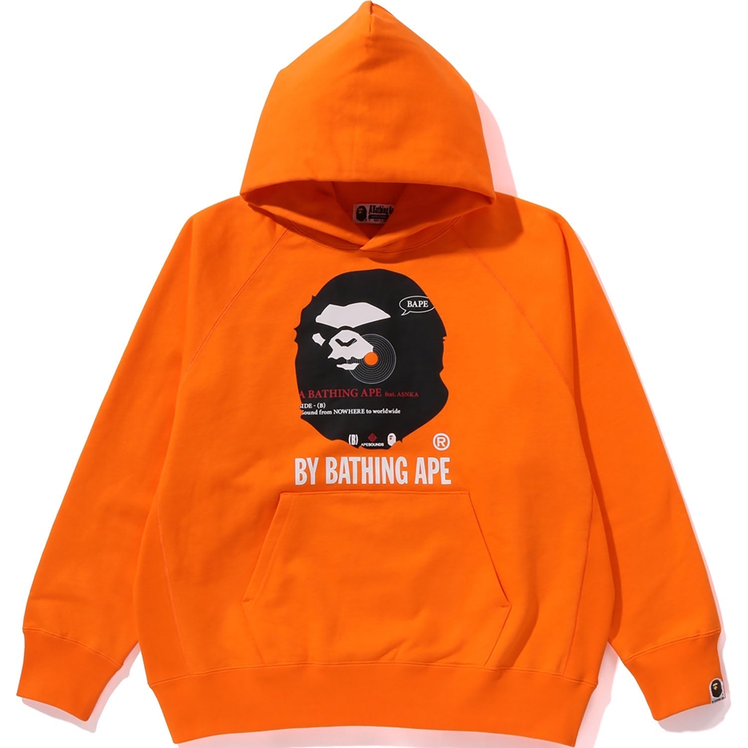 (B)Y BATHING APE PULLOVER HOODIE RELAXED FIT MENS