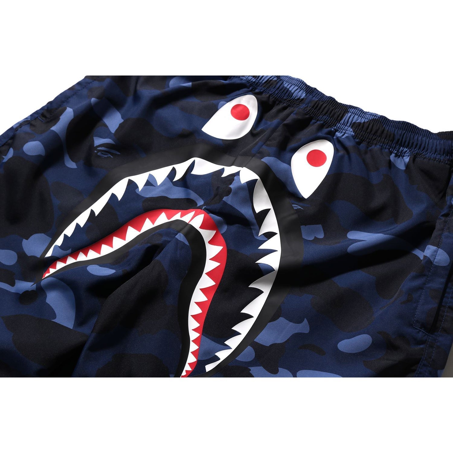 COLOR CAMO SHARK BEACH SHORTS MENS