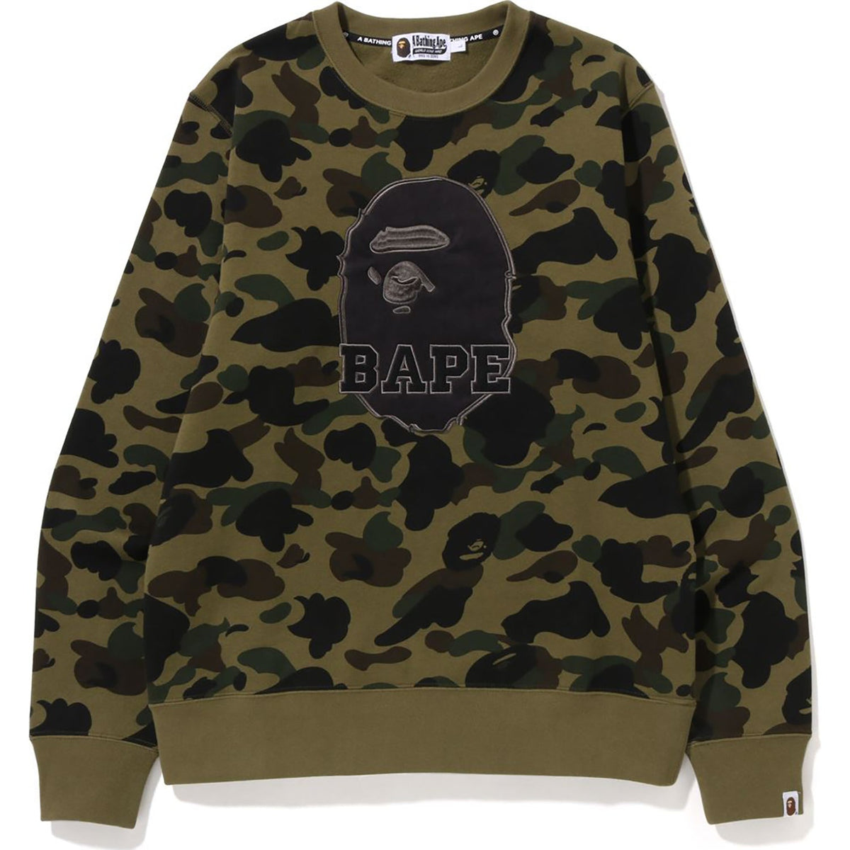 1ST CAMO BAPE CREWNECK MENS