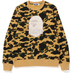 1ST CAMO BAPE CREWNECK MENS