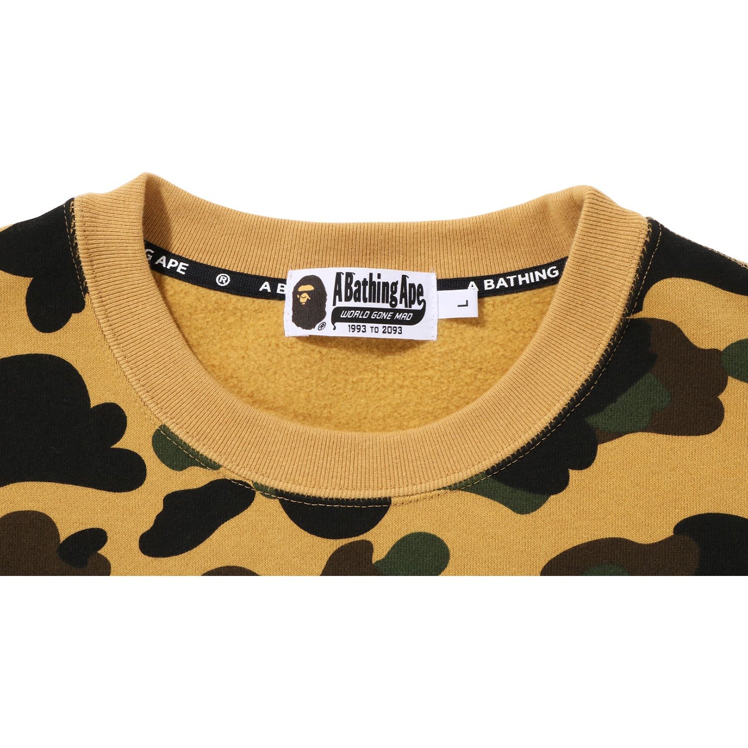 1ST CAMO BAPE CREWNECK MENS