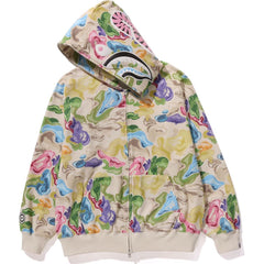 BAPE ART CAMO SHARK HOODIE MENS