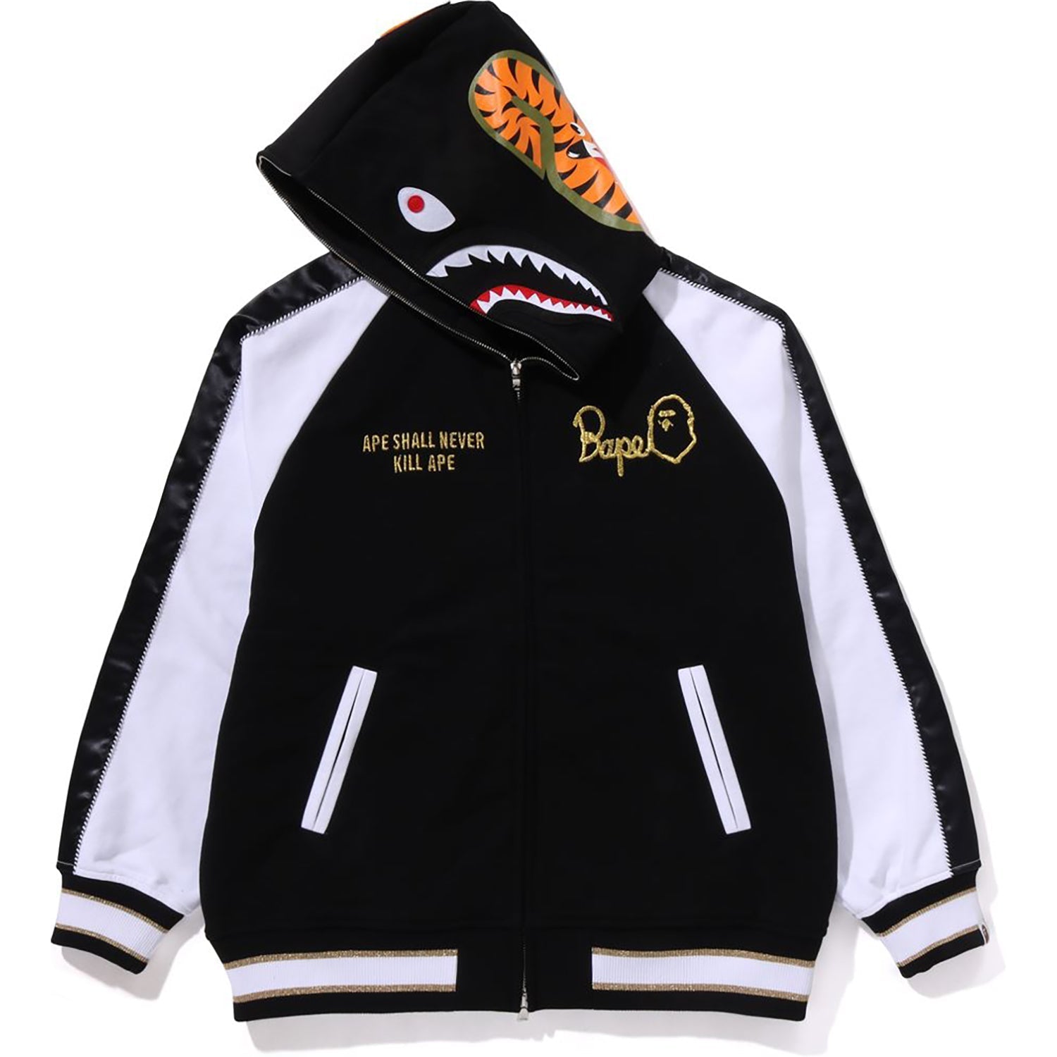 SOUVENIR SHARK ZIP HOODIE MENS