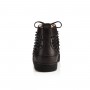 Christian Louboutin high Louis Spikes Sneakers - Calf leather and spikes - Black - Men