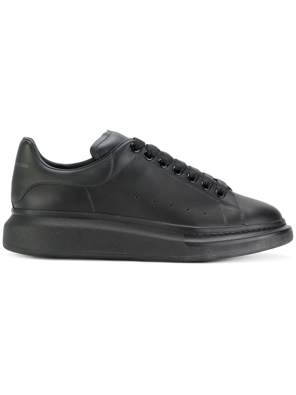 Alexander McQueen Oversized leather sneakers all black