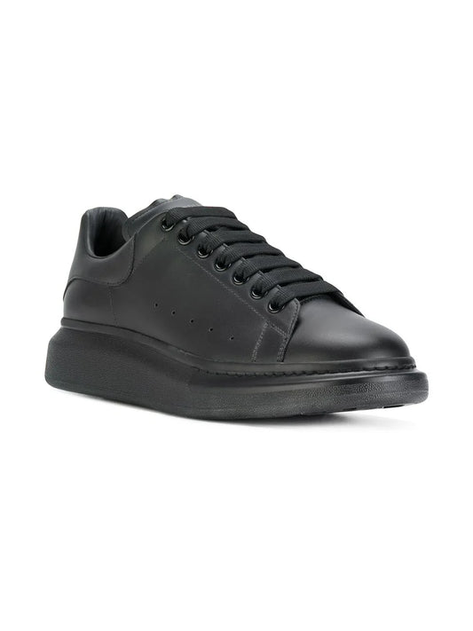 Alexander McQueen Oversized leather sneakers all black