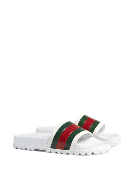 Gucci Web-detail open-toe slides