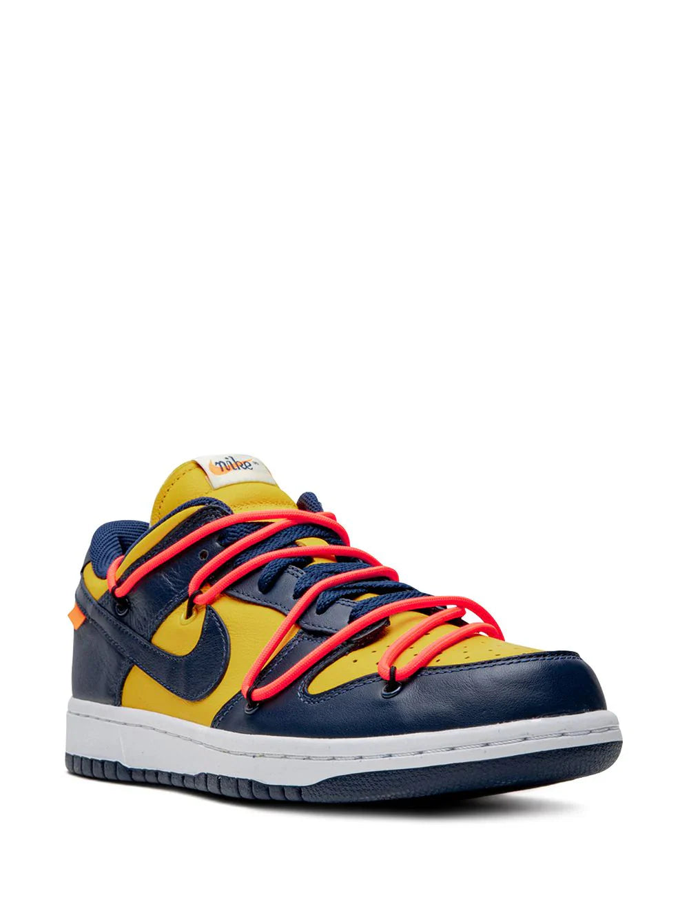 Nike X Off-White Dunk Low "University Gold" sneakers