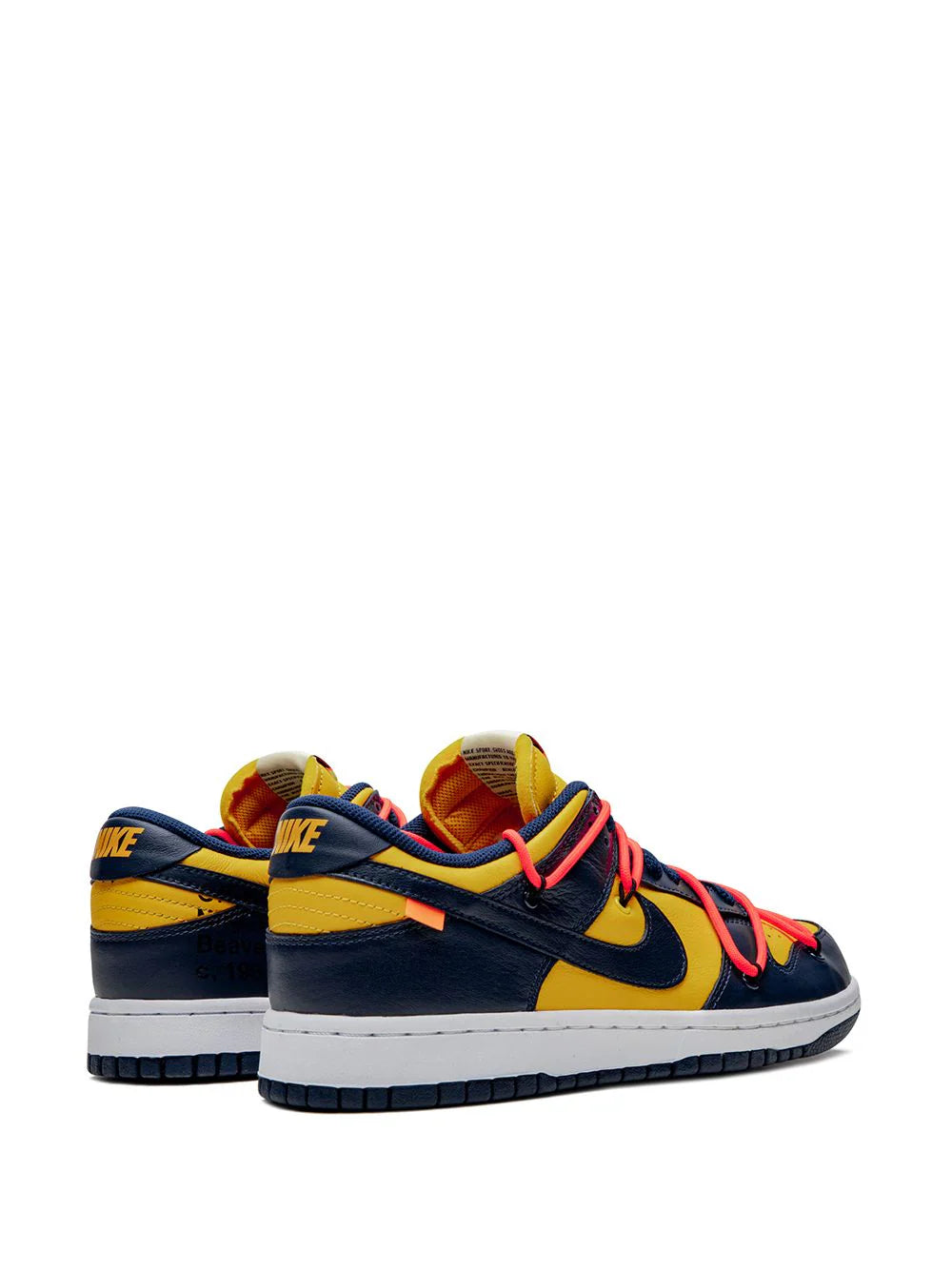 Nike X Off-White Dunk Low "University Gold" sneakers