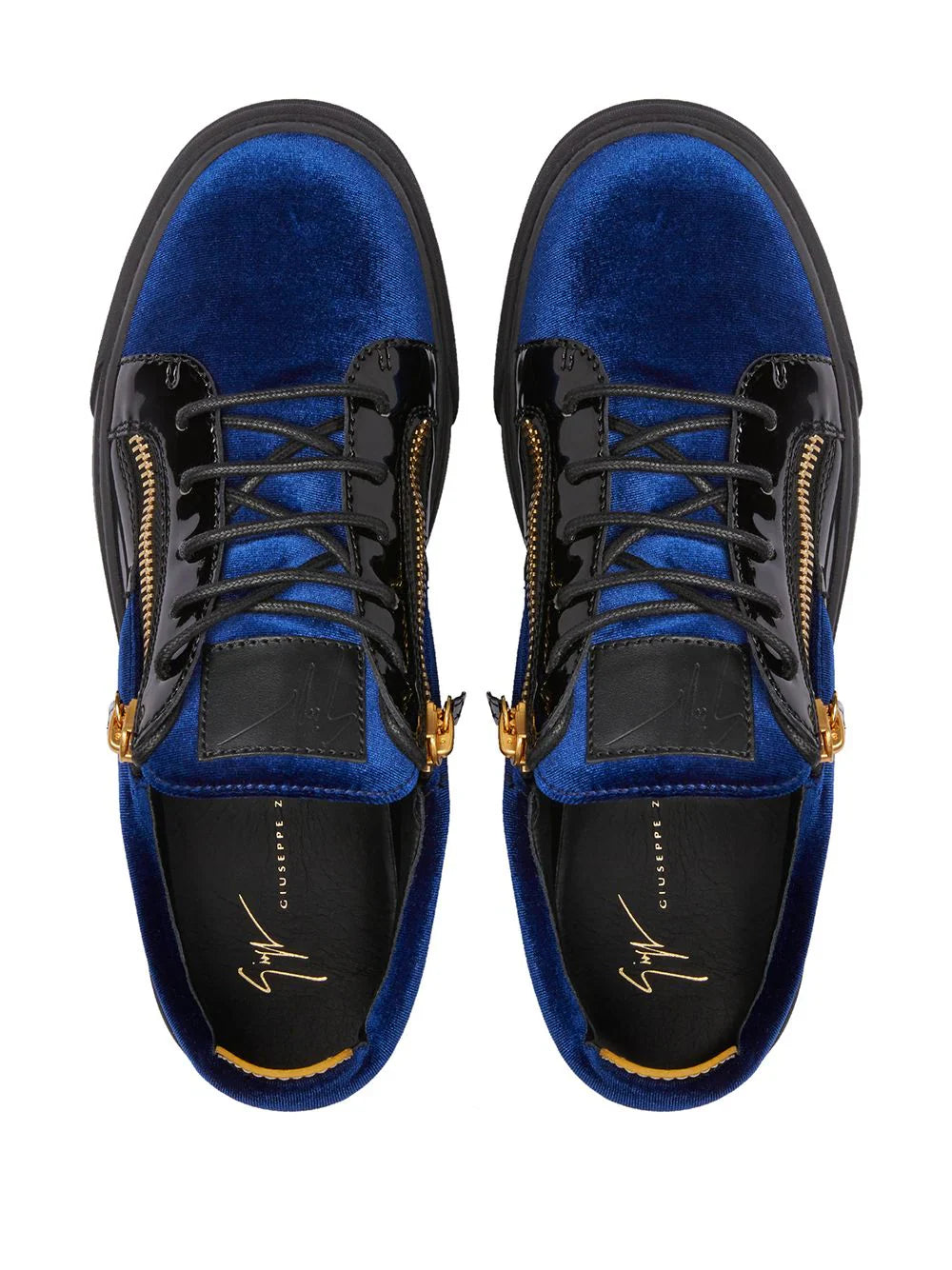 Giuseppe Zanotti Frankie velvet-panel sneakers