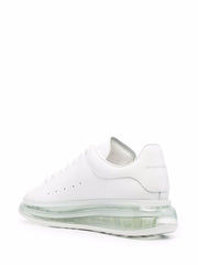 Alexander McQueen Oversized white shiny sole sneakers