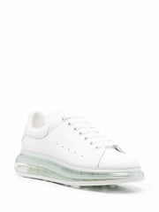 Alexander McQueen Oversized white shiny sole sneakers