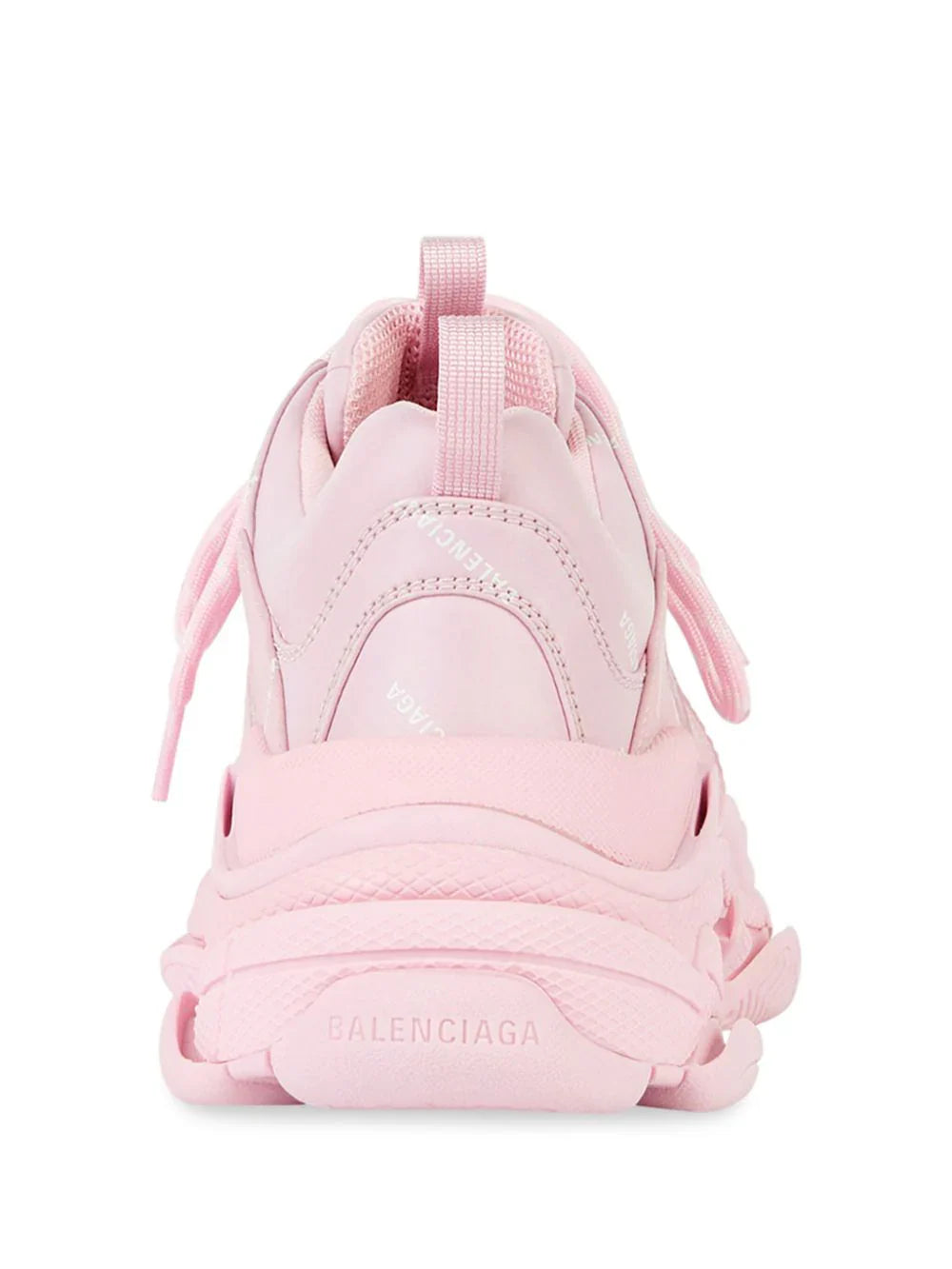 Balenciaga Triple S logo-print white /light  pink sneakers