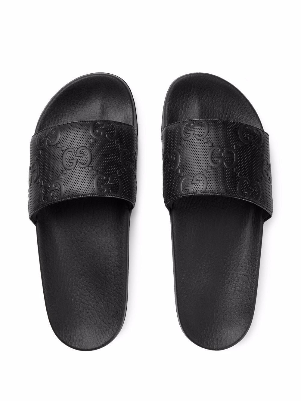 Gucci GG-embossed slides