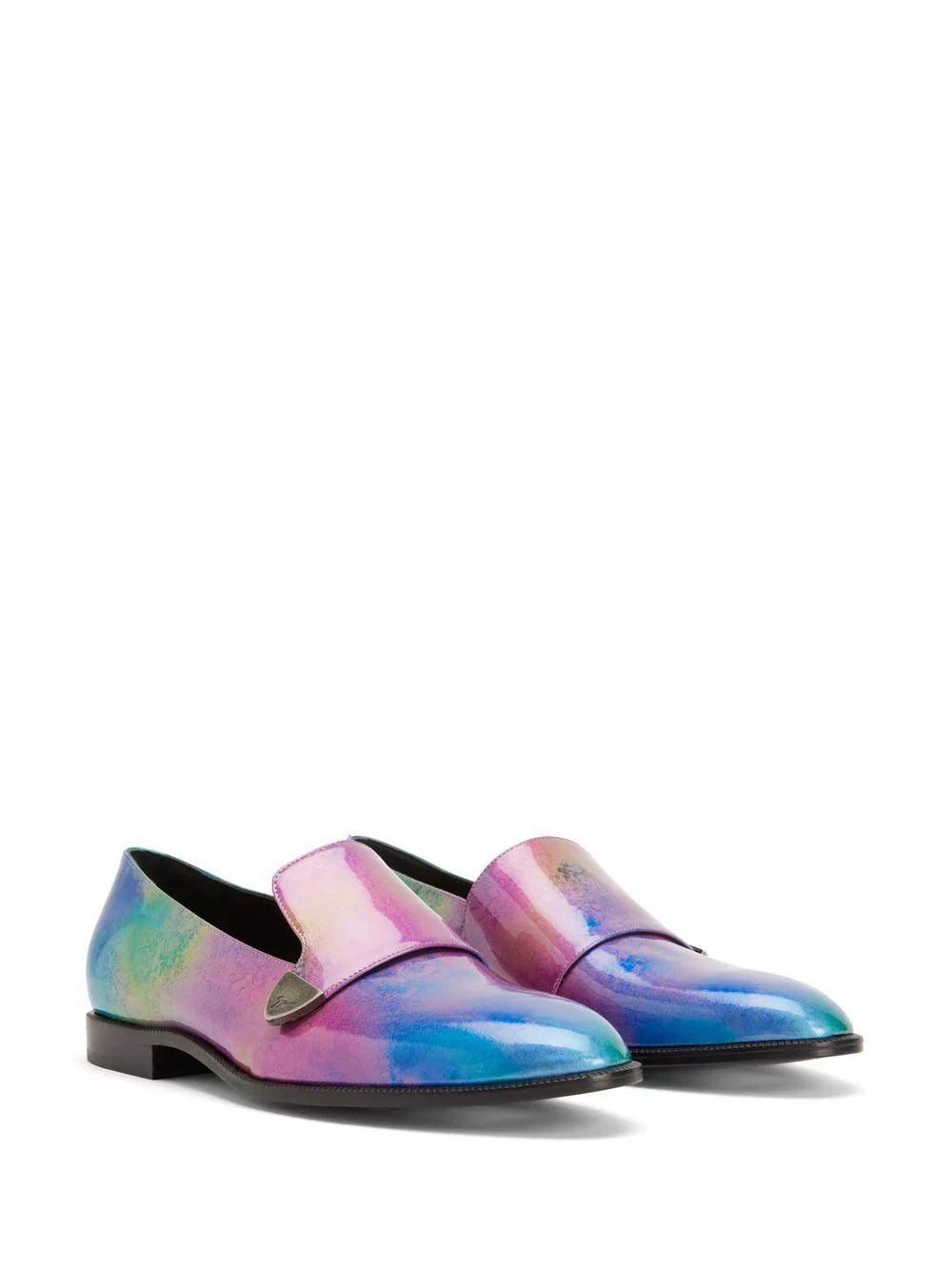 Giuseppe Zanotti Eflamm multicolour-print leather loafers