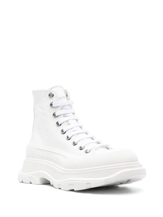 Alexander McQueen Tread Slick Boot White White