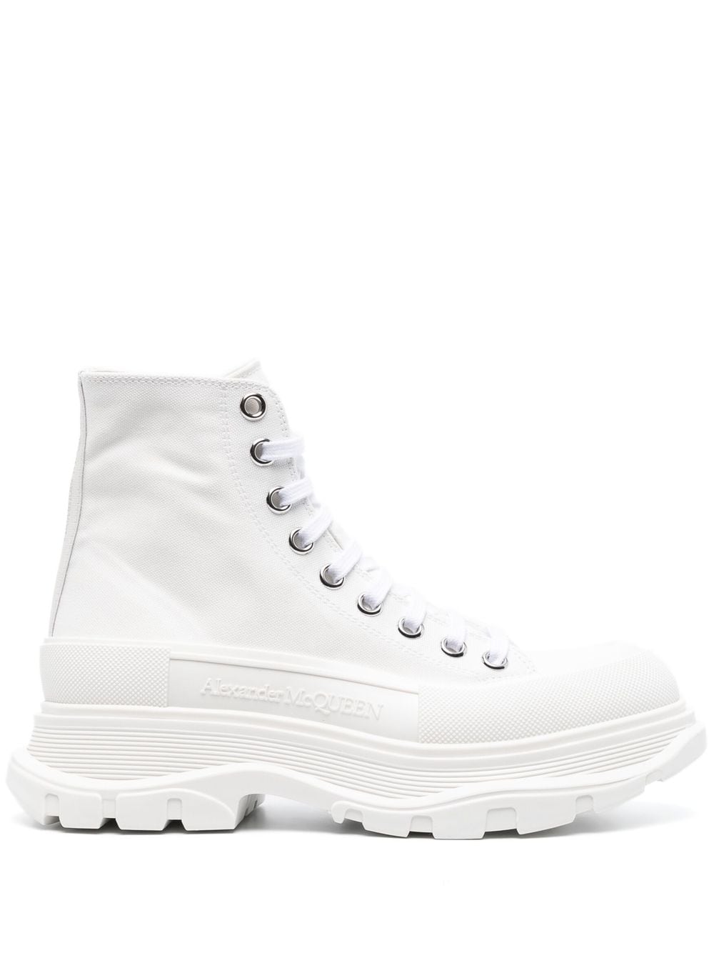 Alexander McQueen Tread Slick Boot White White