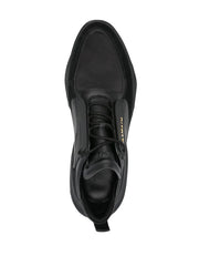 Balmain B-Bold Low calfskin and suede sneaker Black Gold