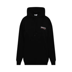 BALENCIAGA Political Logo Hoodies in Black