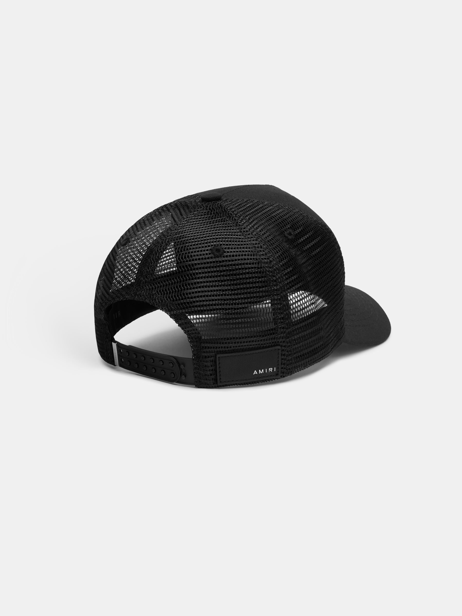 3 Star Trucker Hat - Black/White