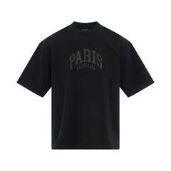 BALENCIAGA Cities Paris Medium Fit T-Shirt in Black