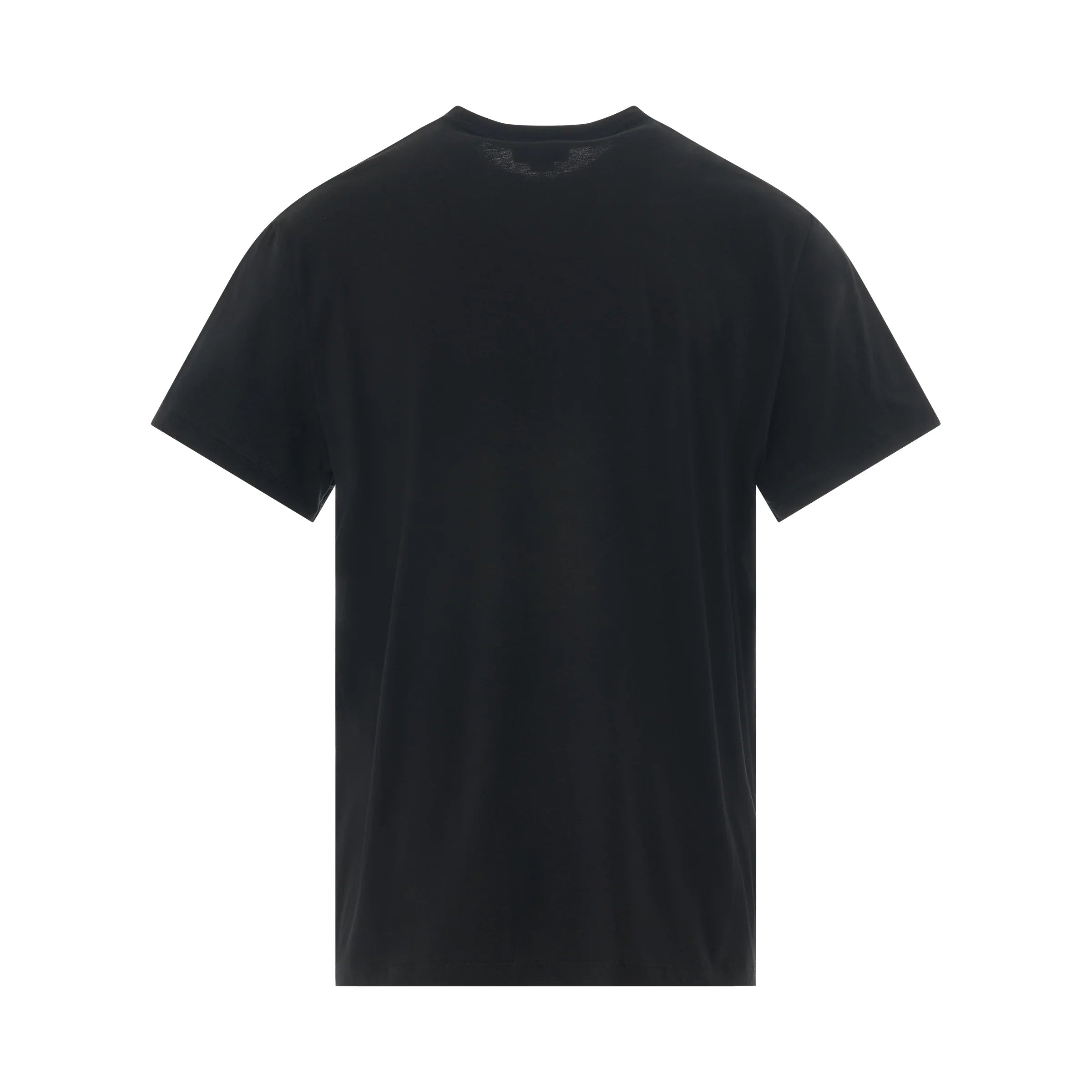 ALEXANDER MCQUEEN Logo Tape Detail T-Shirt in Black/Mix