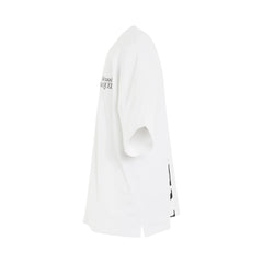 ALEXANDER MCQUEEN Exploded Logo Oversized T-Shirt in White