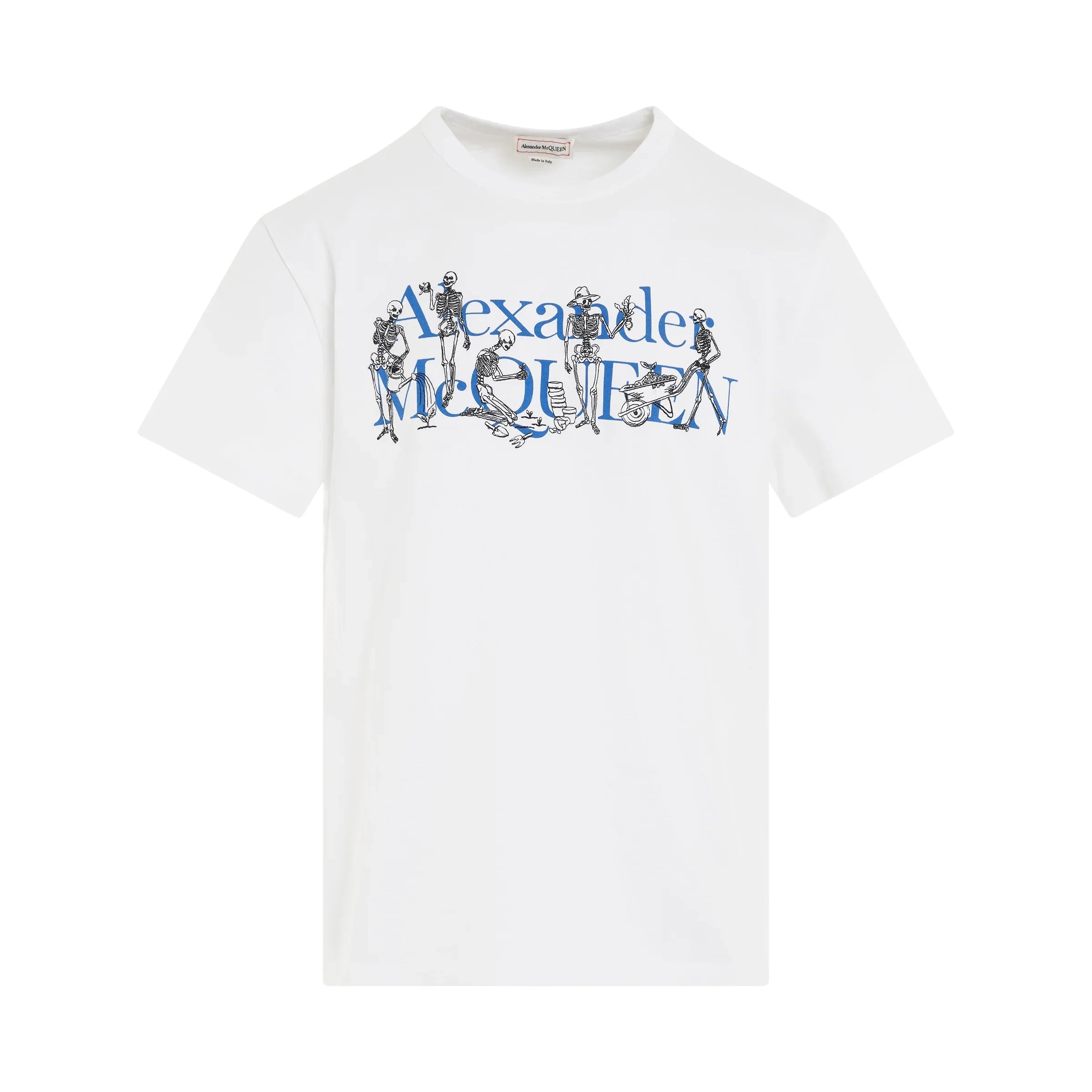 ALEXANDER MCQUEEN Garden Skeleton T-Shirt in White