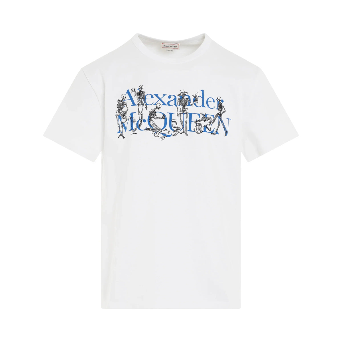 ALEXANDER MCQUEEN Garden Skeleton T-Shirt in White