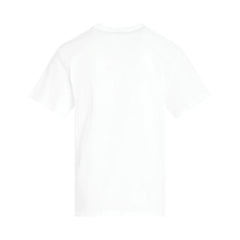 ALEXANDER MCQUEEN Floral Print T-Shirt in White/Black