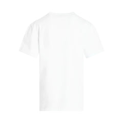 ALEXANDER MCQUEEN Skull Photo Print T-Shirt in White/Black