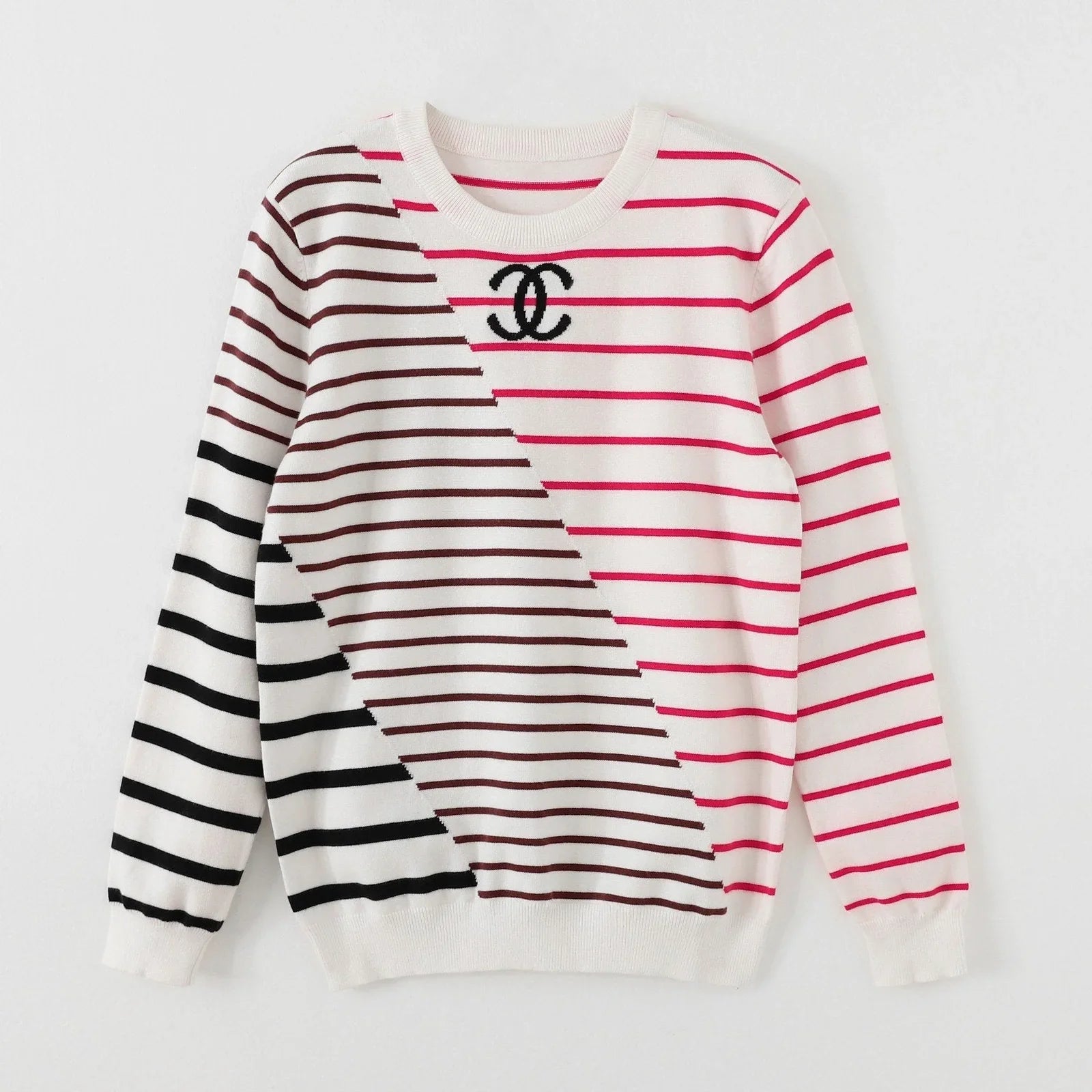 CHANEL pre-owner – SWEATSHIRT white/pink/multicolour