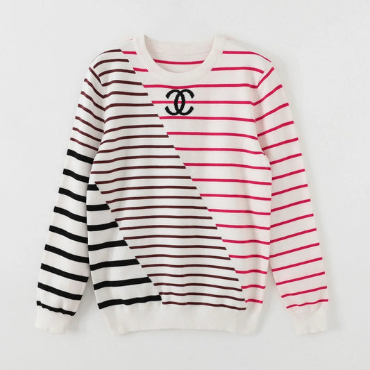 CHANEL pre-owner – SWEATSHIRT white/pink/multicolour