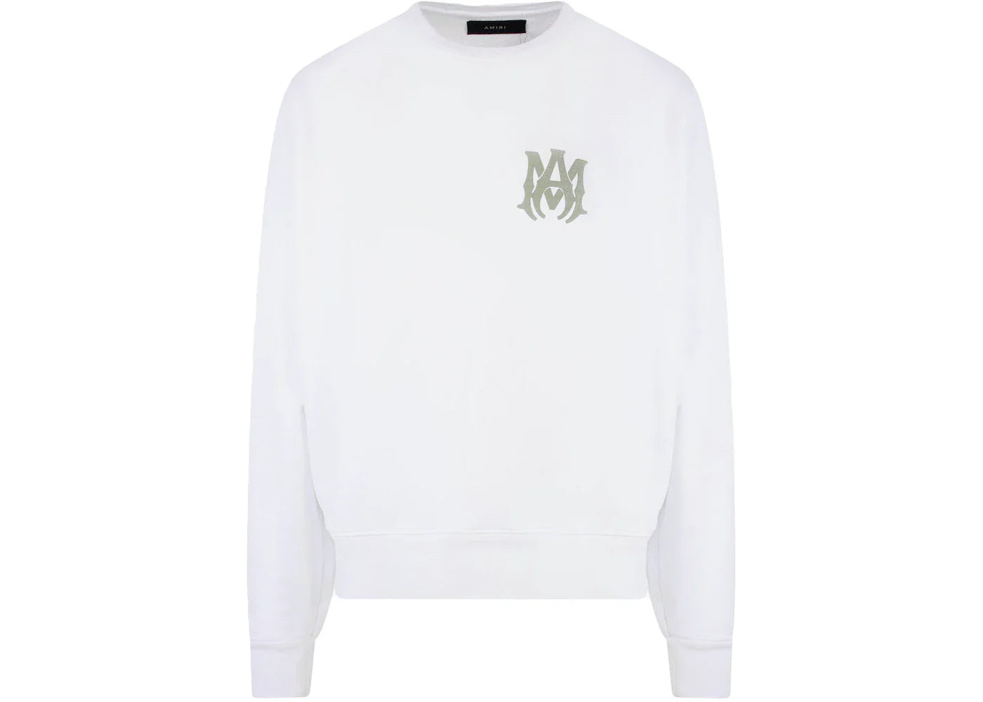 AMIRI Logo Print Cotton Sweatshirt White