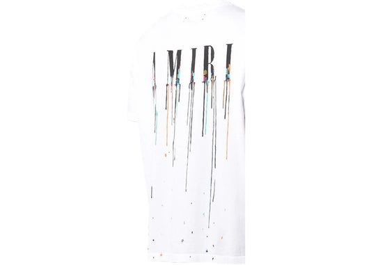 AMIRI Paint Drip Core Logo T-Shirt White