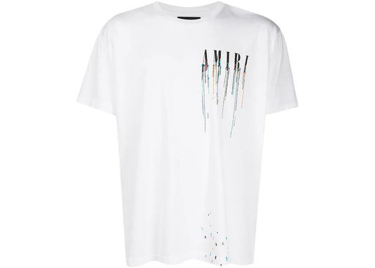 AMIRI Paint Drip Core Logo T-Shirt White