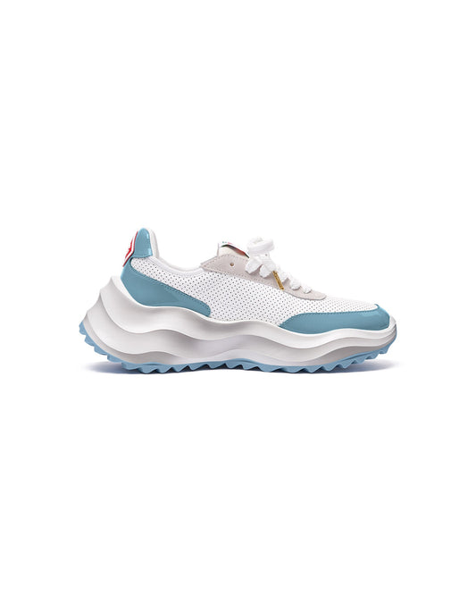 Womens Atlantis White & Powder Blue Sneaker