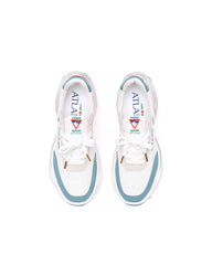 Womens Atlantis White & Powder Blue Sneaker