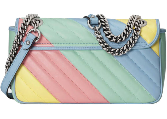 Gucci Marmont Shoulder Bag GG Small Pastel Multicolor