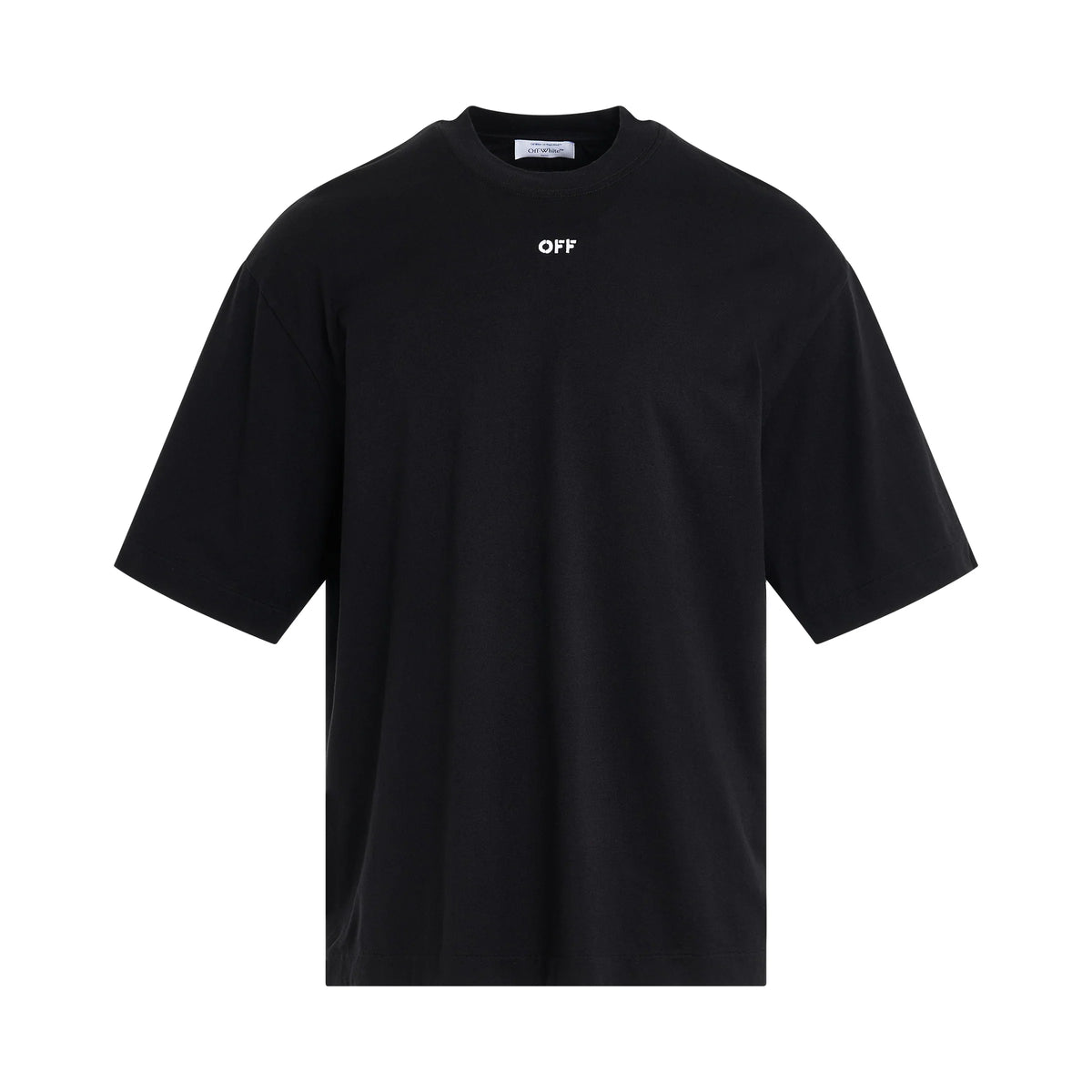 OFF-WHITE Arrow Embroidered Skate T-Shirt in Black/White