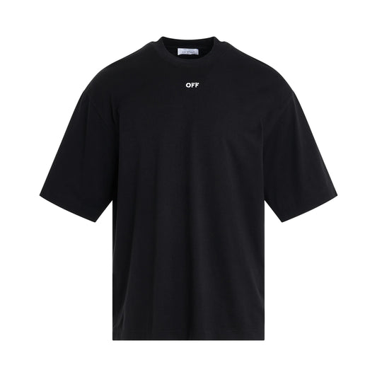 OFF-WHITE Arrow Embroidered Skate T-Shirt in Black/White