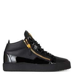 Giuseppe zanotti kriss mid-top black leather