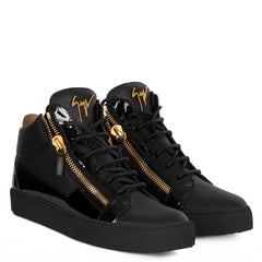 Giuseppe zanotti kriss mid-top black leather