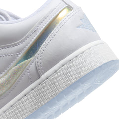 Air Jordan 1 Low con logo brillante