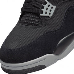 Air Jordan 4 de lona negra