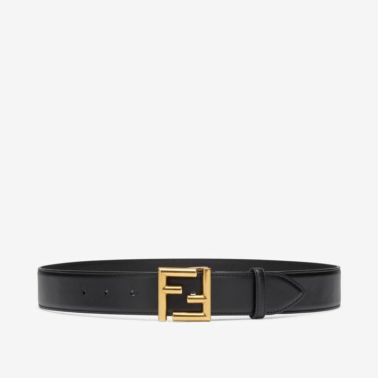 Fendi Belt FF Buckle Black