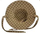 Gucci REVERSIBLE GG monogram Bucket Hat In CANVAS and NYLON Cap Head Size L