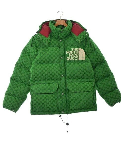 GUCCI x The North Face Down Puffer Jacket Green GG Supreme M 2200241120026