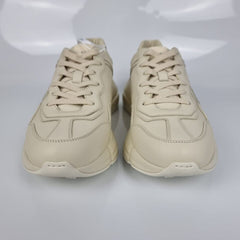 MEN'S RHYTON GUCCI LOGO LEATHER SNEAKER Style ‎500877 DRW00 9522